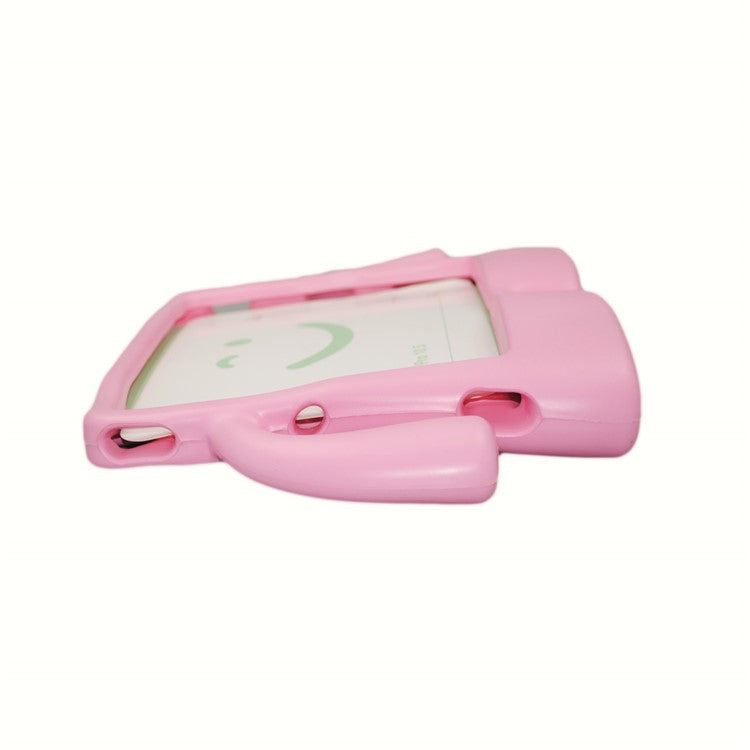 3D Cartoon Shaped EVA Tablet Case Handle Stand Tablet Cover for iPad 10.2 (2021)/(2020)/(2019) / iPad Air 10.5 inch (2019) - Pink