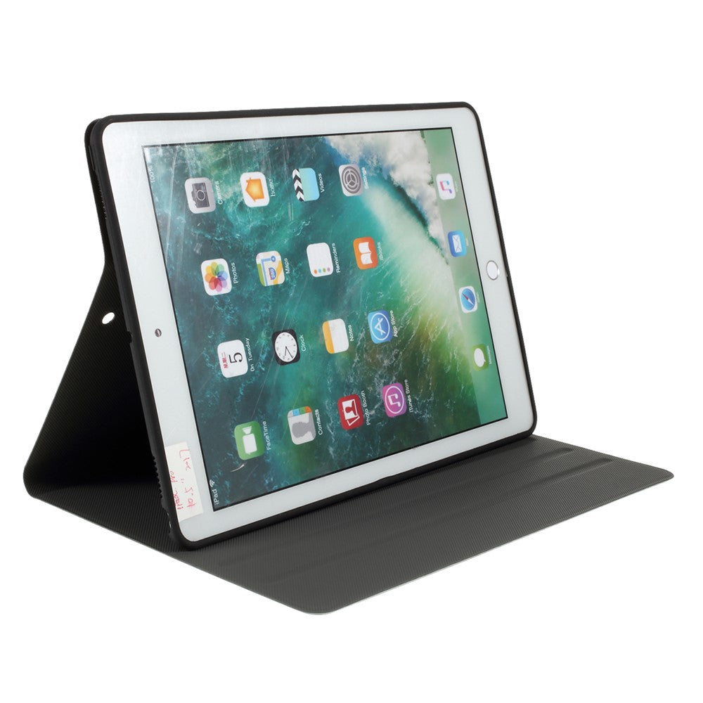 PU Leather Folio Protective Tablet Cover for iPad 10.2 (2021) / (2020) / (2019) / Air 10.5 inch (2019) / iPad Pro 10.5-inch (2017) - Black