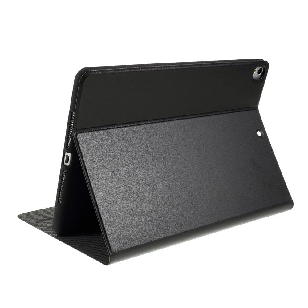 PU Leather Folio Protective Tablet Cover for iPad 10.2 (2021) / (2020) / (2019) / Air 10.5 inch (2019) / iPad Pro 10.5-inch (2017) - Black