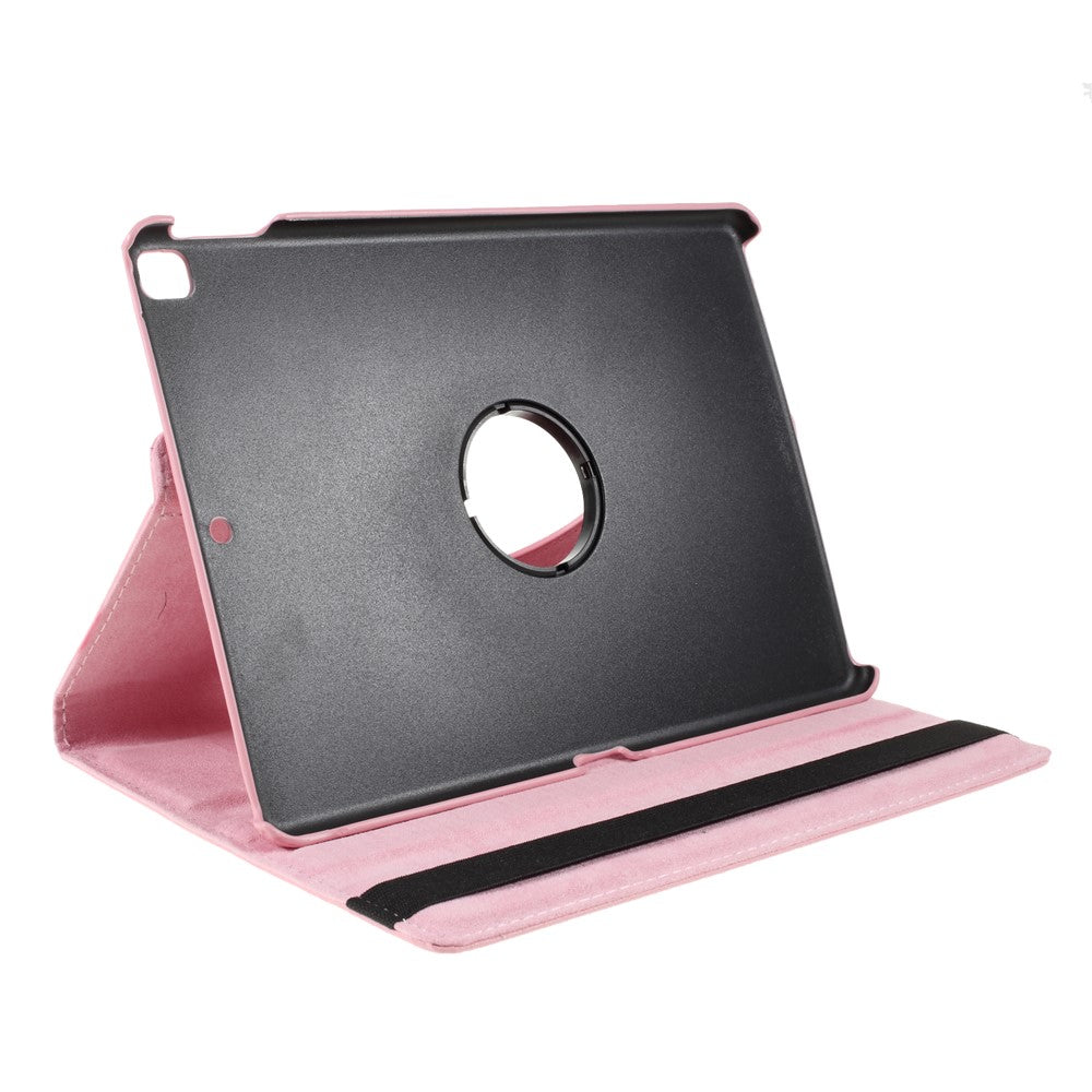 Leather Case for iPad 10.2 (2021) / (2020) / (2019) / Air 10.5 inch (2019) / Pro 10.5 inch (2017) Litchi Texture Rotating Stand Cover - Pink