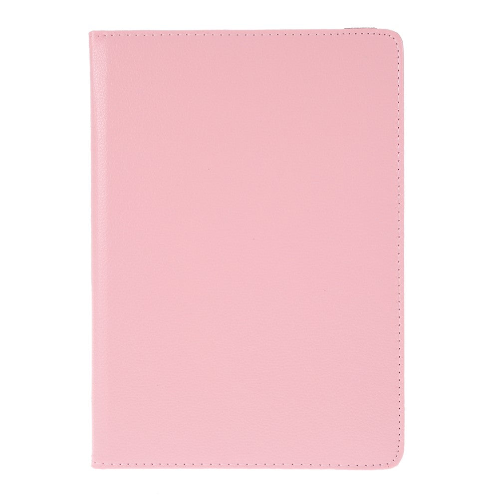Leather Case for iPad 10.2 (2021) / (2020) / (2019) / Air 10.5 inch (2019) / Pro 10.5 inch (2017) Litchi Texture Rotating Stand Cover - Pink