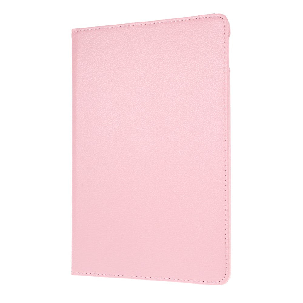 Leather Case for iPad 10.2 (2021) / (2020) / (2019) / Air 10.5 inch (2019) / Pro 10.5 inch (2017) Litchi Texture Rotating Stand Cover - Pink