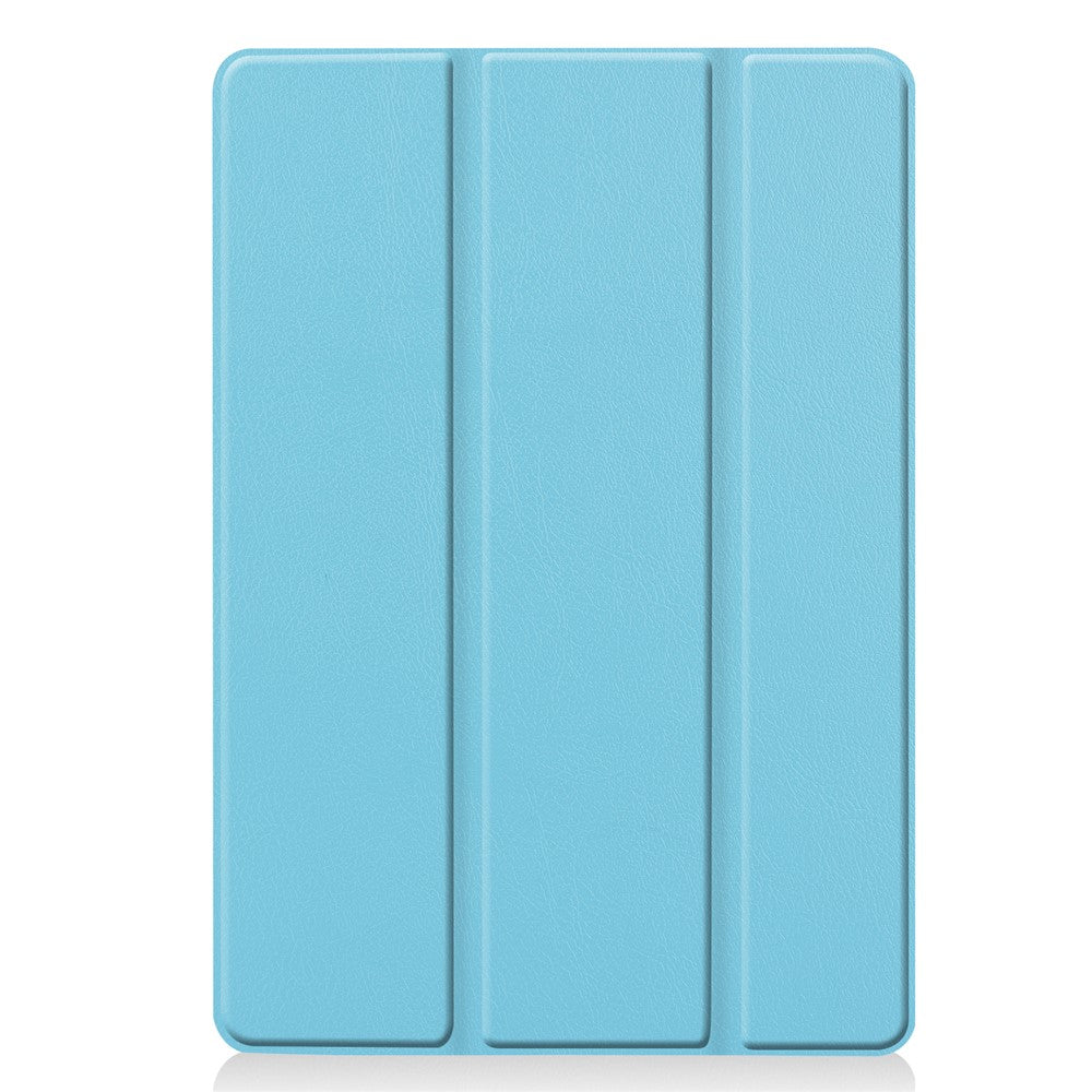 Tri-Fold Stand Tablet Cover for iPad 10.2 (2021) / (2020) / (2019) PU Leather Protective Smart Case with Auto Sleep / Wake - Baby Blue