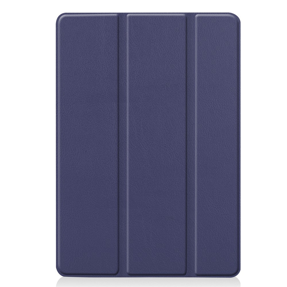 Tri-Fold Stand Tablet Cover for iPad 10.2 (2021) / (2020) / (2019) PU Leather Protective Smart Case with Auto Sleep / Wake - Dark Blue
