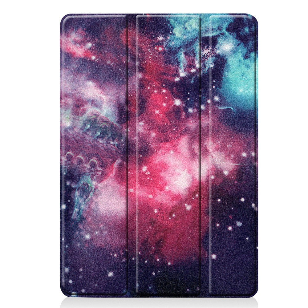 Fashionable Pattern Printing PU Leather Tri-fold Stand Tablet Case for iPad 10.2 (2021)/(2020)/(2019) - Starry Sky