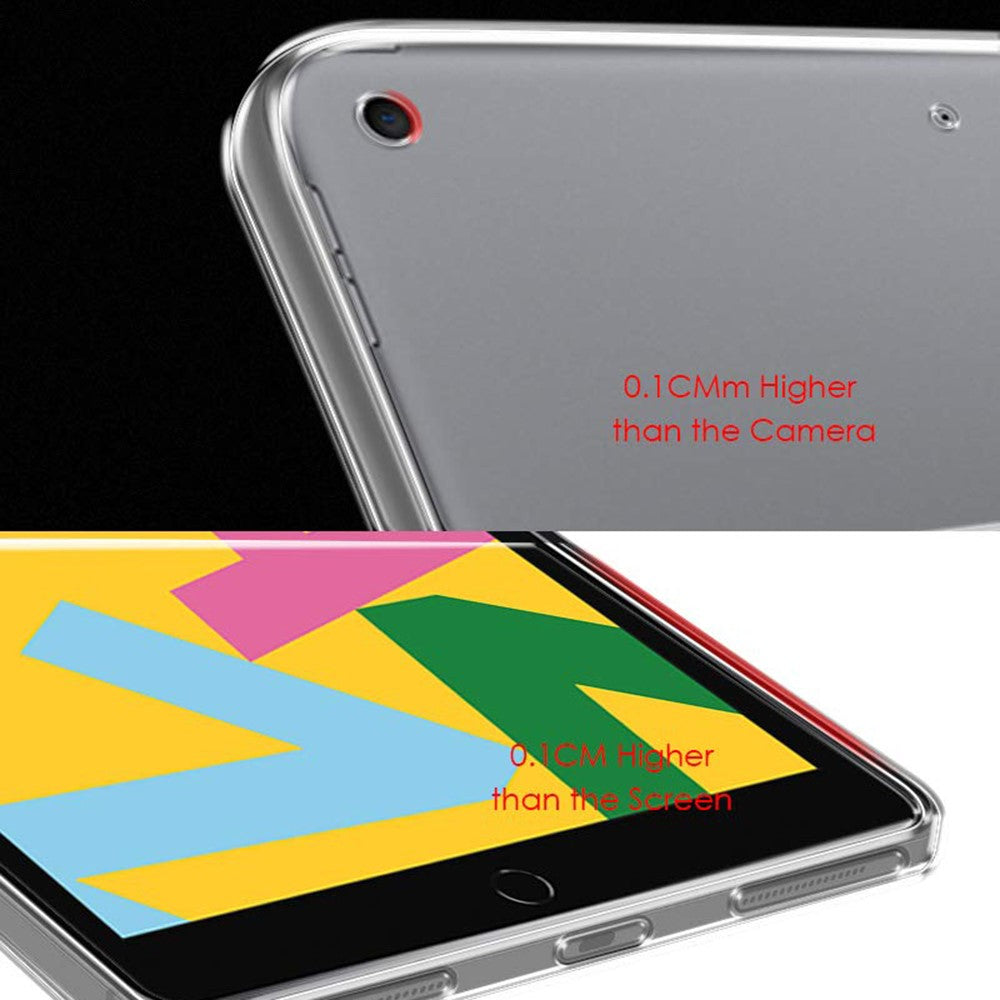 For iPad 10.2 (2021)/(2020)/(2019) Clear Transparent TPU Cover Mobile Phone Case Phone Covering Shell