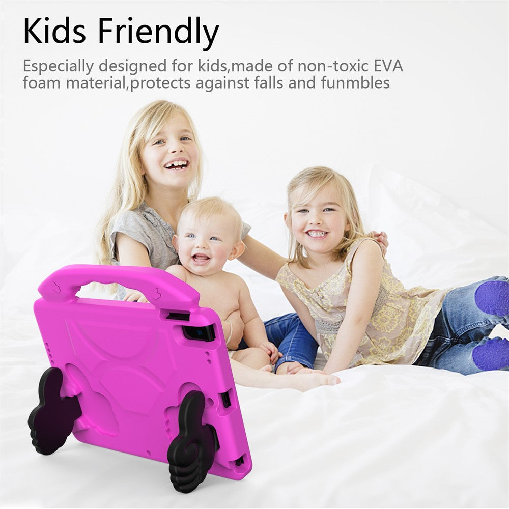 Thumb Kickstand EVA Tablet Case for iPad 10.2 (2021)/(2020)/(2019)/iPad Pro 10.5-inch (2017)/iPad Air 10.5 inch (2019)/iPad Pro 11-inch (2018) - Rose