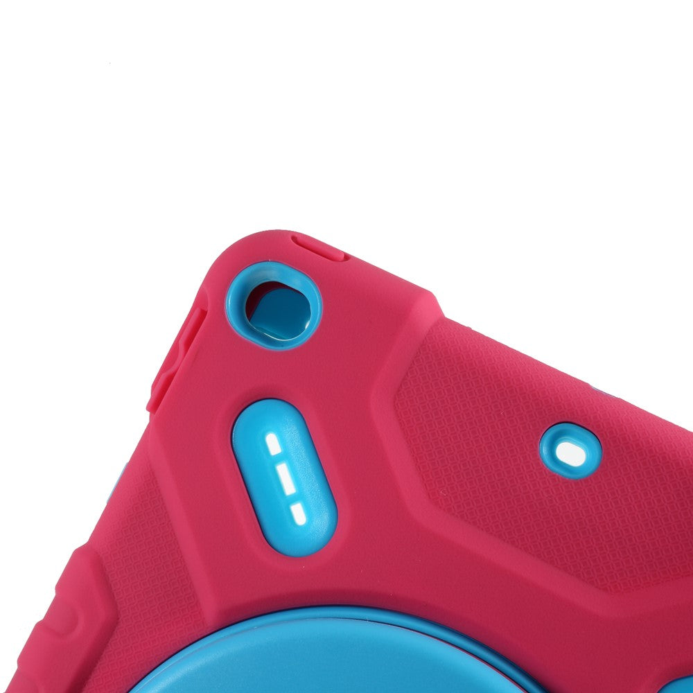 Tablet Case for iPad 10.2 (2021) / (2020) / (2019) / Air 10.5 inch (2019) Silicone Plastic Protective Cover with Kickstand - Rose