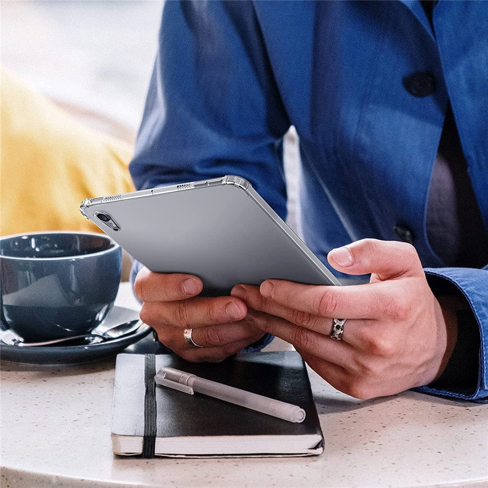 Clear Transparent Four Airbag Soft TPU Back Tablet Case Protective Cover for iPad mini (2024) / mini (2021)