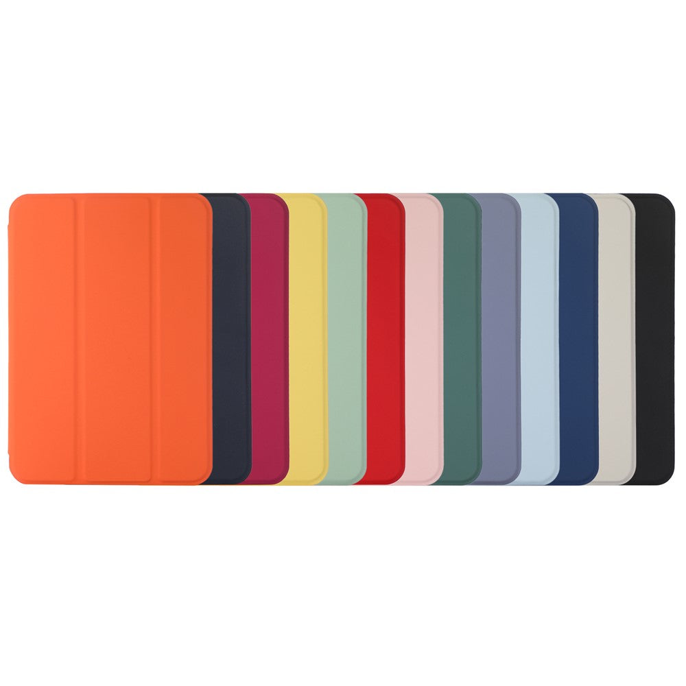 Magnetic Hard PC PU Leather Tablet Cover Shell for iPad mini (2024) / mini (2021) - Dark Green