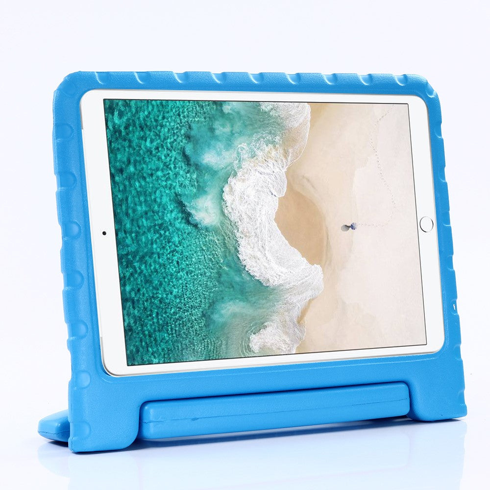 for iPad 10.2 (2021) / (2020) / (2019) / Air 10.5 inch (2019) / Pro 10.5 inch (2017) Kids Safe Handle Kickstand Cover - Blue