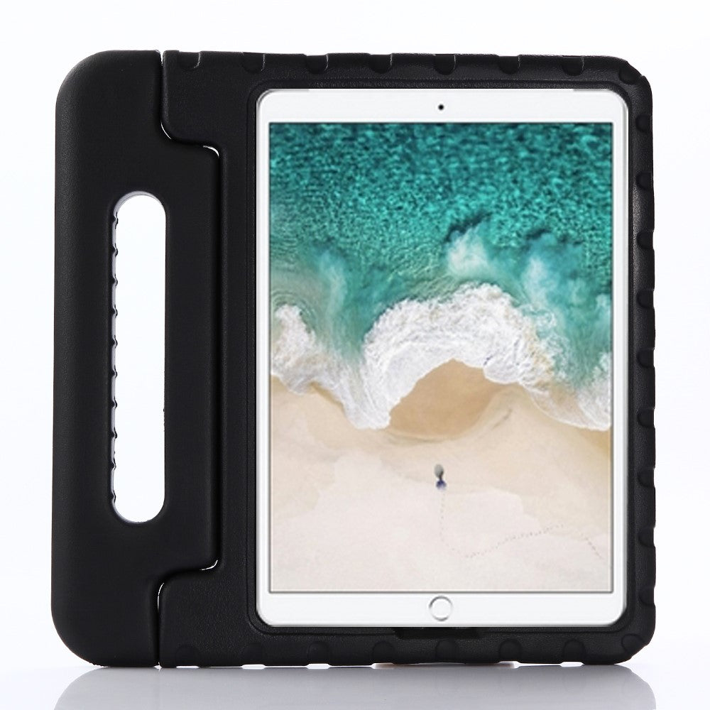 for iPad 10.2 (2021) / (2020) / (2019) / Air 10.5 inch (2019) / Pro 10.5 inch (2017) Kids Safe Handle Kickstand Cover - Black