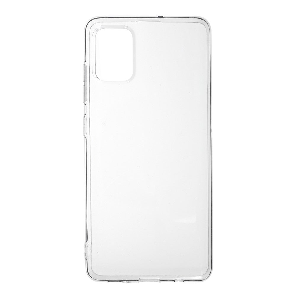 Transparent Non-Slip Inner Thicken Soft TPU Case for Samsung Galaxy A51 2mm Enhanced Phone Cover