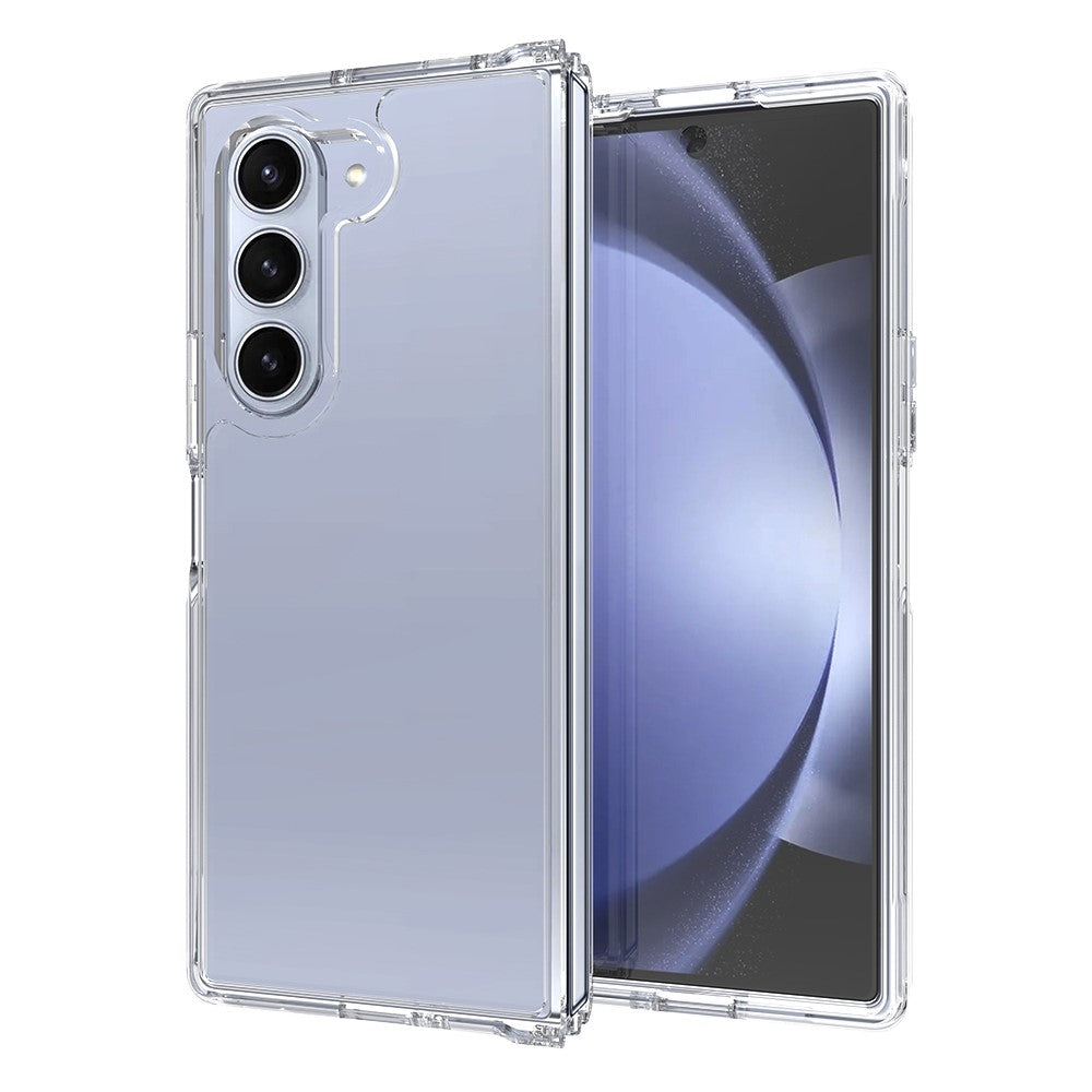 For Samsung Galaxy Z Fold6 5G Clear Case TPU+Acrylic Protective surface Phone Cover
