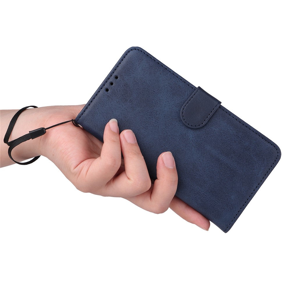 For Samsung Galaxy A17 5G / A17 4G / A26 5G / A16 5G / A16 4G Case PU Leather Phone Cover with Cash / Card Slots - Blue