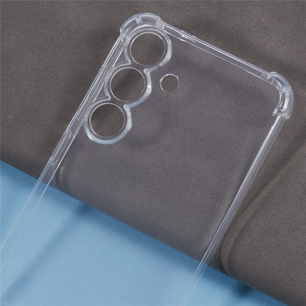 For Samsung Galaxy S25 Phone Case Reinforced Four Corner Clear TPU Cover
