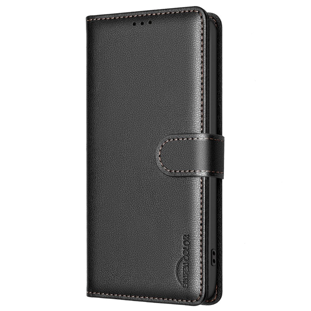  For Samsung Galaxy A36 5G Leather Case Wallet Phone Cover - Black