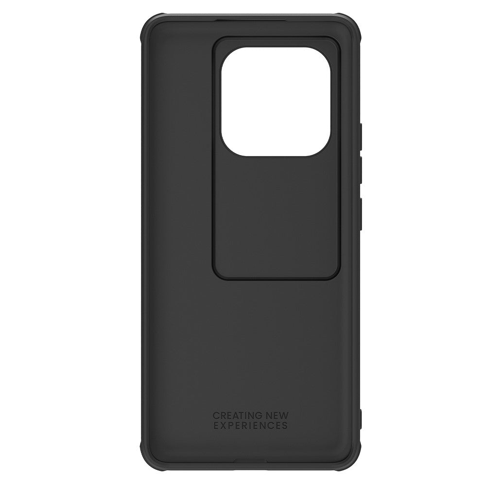 for Xiaomi Redmi Note 14 Pro+ 5G Case PC+TPU Slide Camera Lid Phone Cover - Black