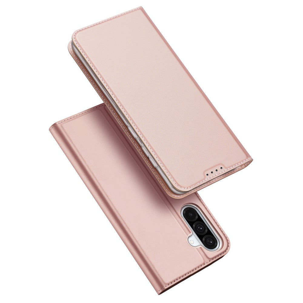 For Samsung Galaxy A56 5G / A36 5G Case Leather Cover Card Holder - Pink