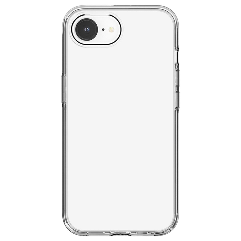 For iPhone 16e Case Thickened TPU+PC Clear Back Cover - Transparent