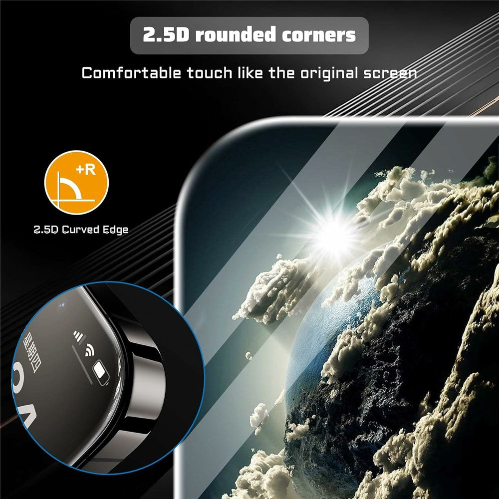 For Samsung Galaxy A26 5G Clear TPU Protective surface Phone Case + 2.5D Arc Edge Screen Protector