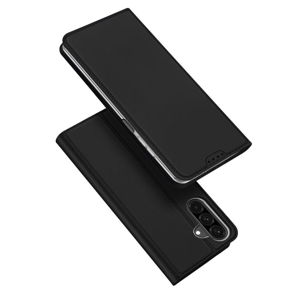 For Samsung Galaxy A26 5G Case Leather Cover Card Holder - Black