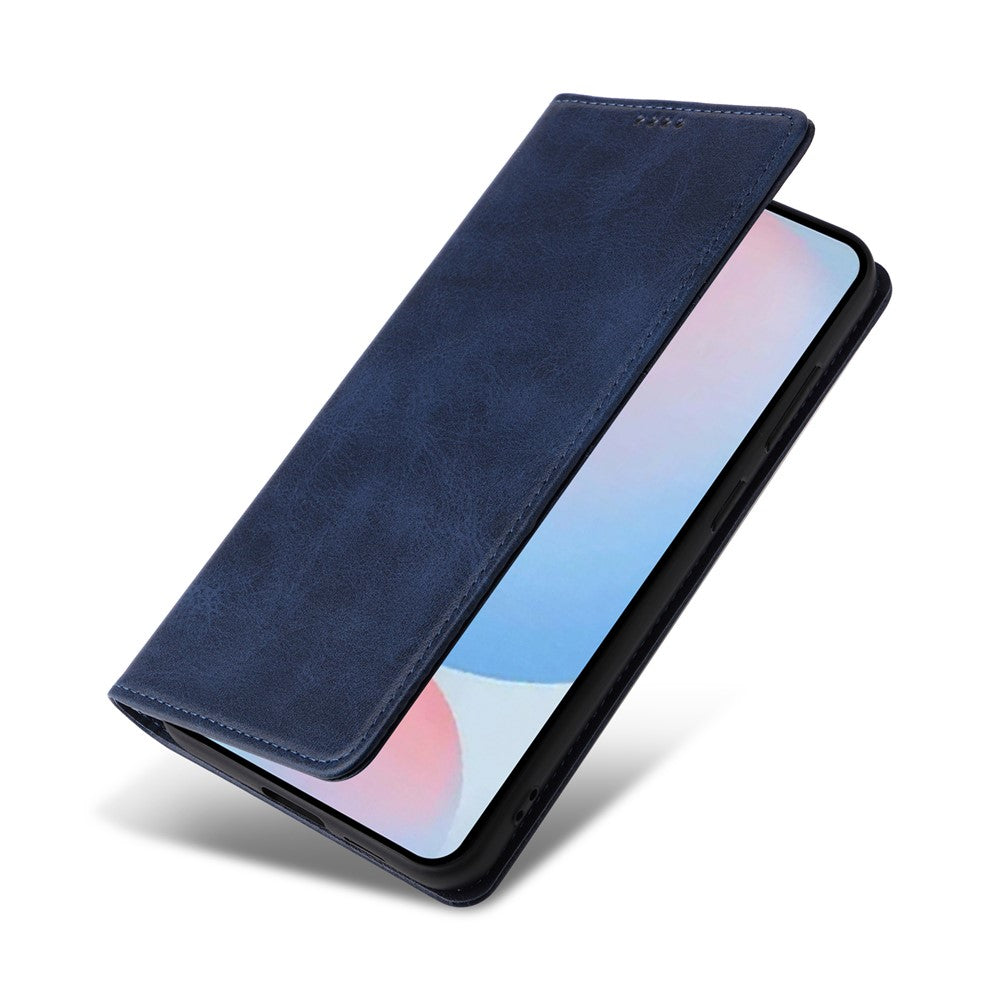 For Samsung Galaxy A56 5G Case PU Leather Phone Wallet Cover - Blue