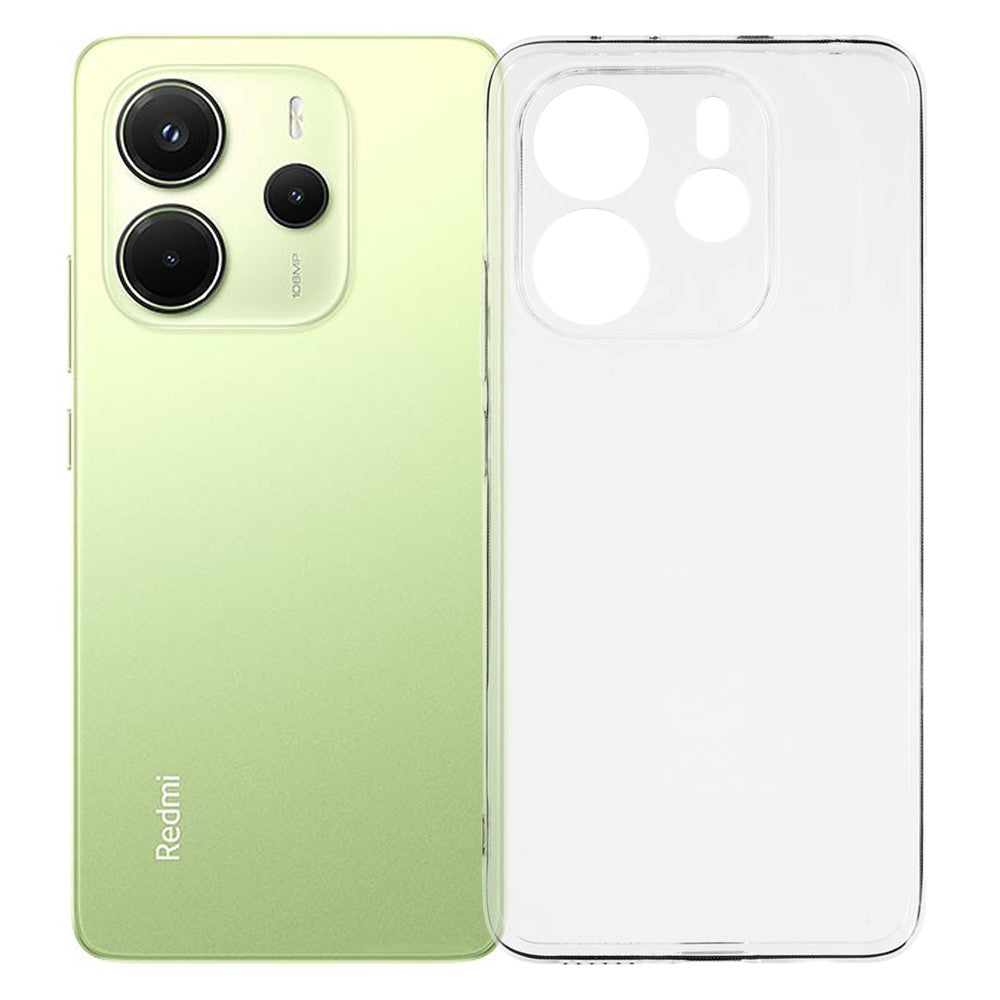 For Xiaomi Redmi Note 14 4G (164.84mm) Back Cover Ultra Thin Flexible TPU Clear Phone Case