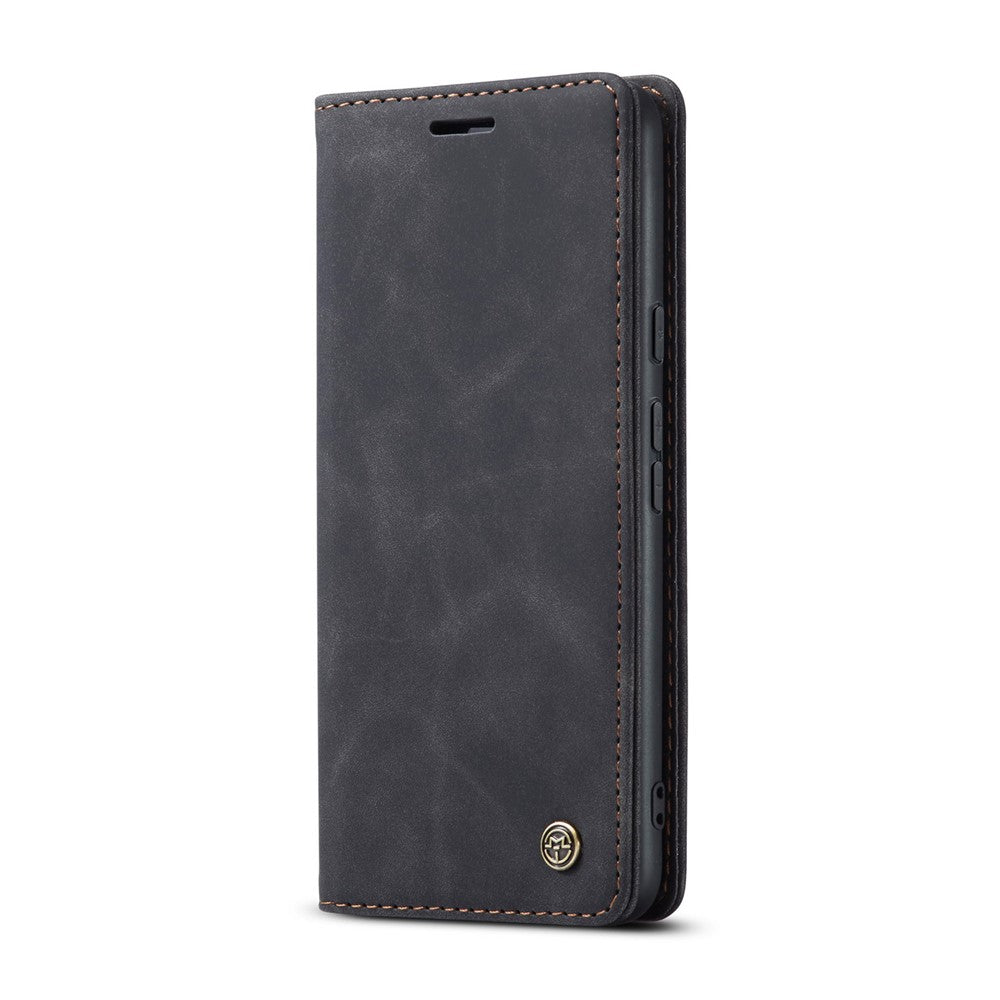For Google Pixel 9a Wallet Case PU Leather Phone Cover Stand - Black