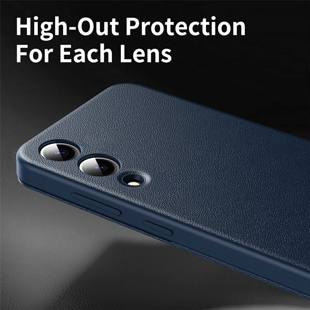 For Samsung Galaxy S25 Edge Case with Card Holder Smart View Window Leather Phone Cover - Sapphire