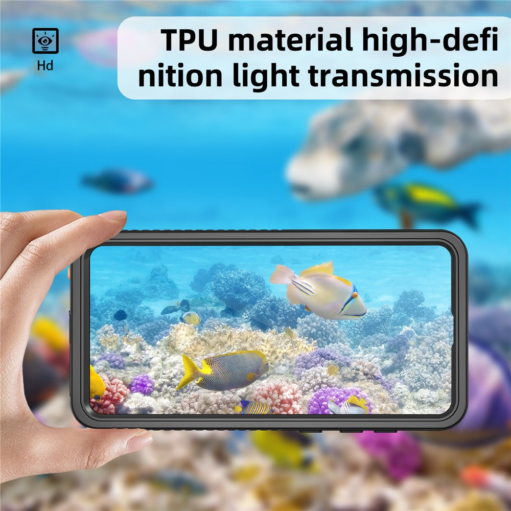 For Samsung Galaxy S25 Edge Case IP68 Phone Cover - Black