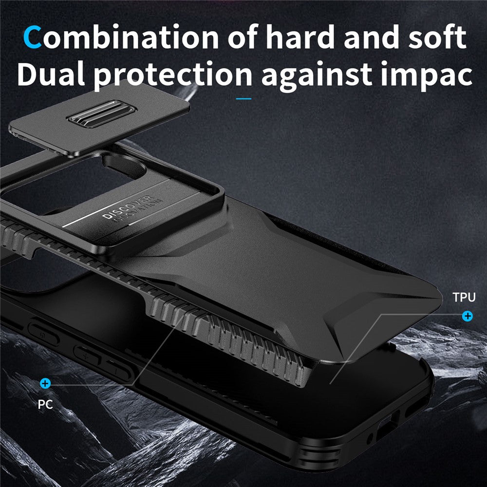 For Google Pixel 10 Pro / 10 / 9 Pro / 9 Case Camshield TPU + PC Phone Cover Non-Slip Side Edge - Black