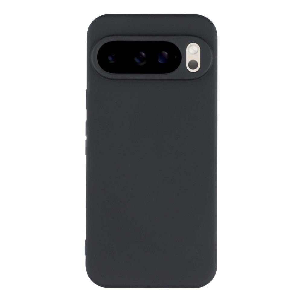 For Google Pixel 10 / Pixel 10 Pro TPU Case Soft Fiber Lining Protective surface Phone Cover - Black