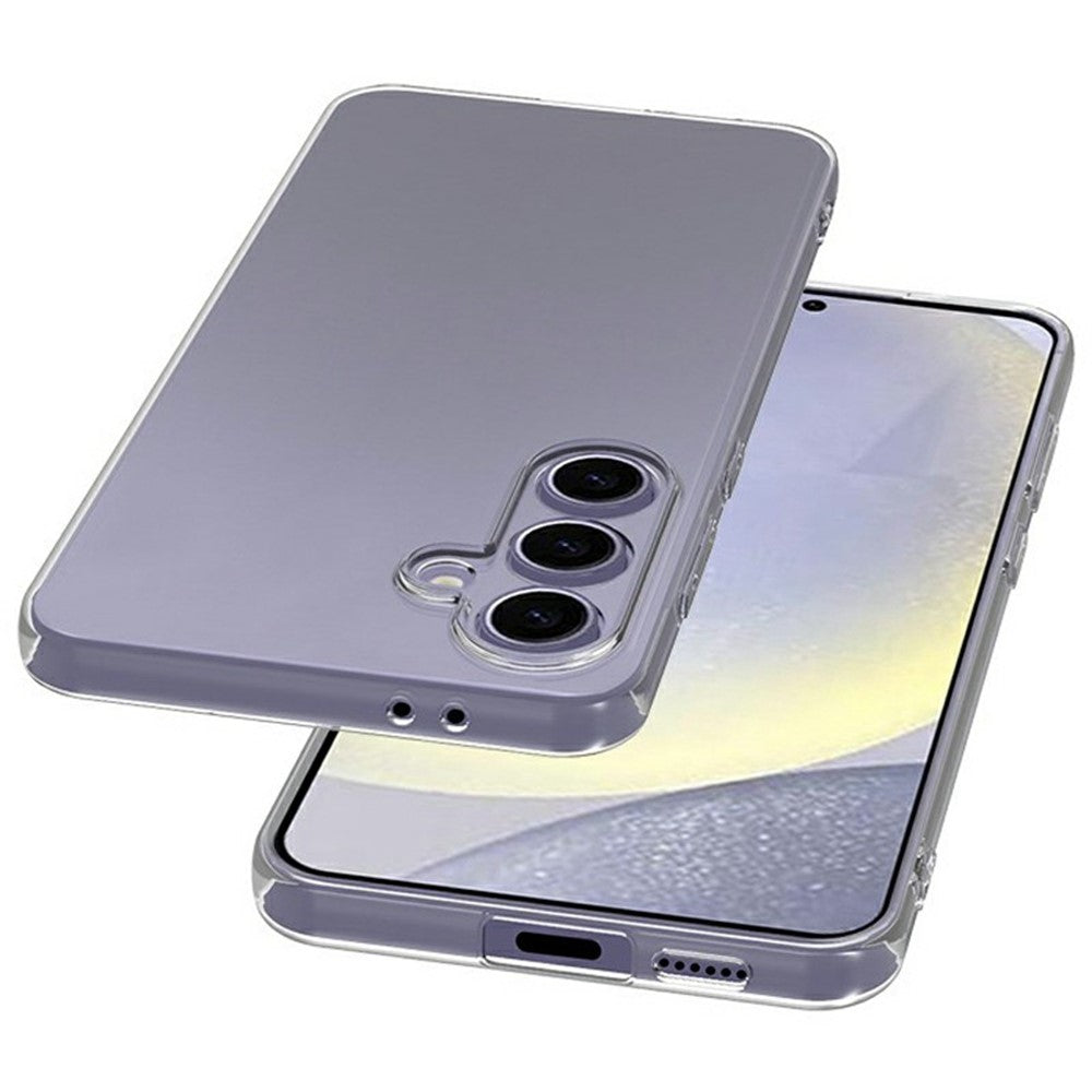 For Samsung Galaxy S25 FE Back Cover Ultra Thin Flexible TPU Clear Phone Case
