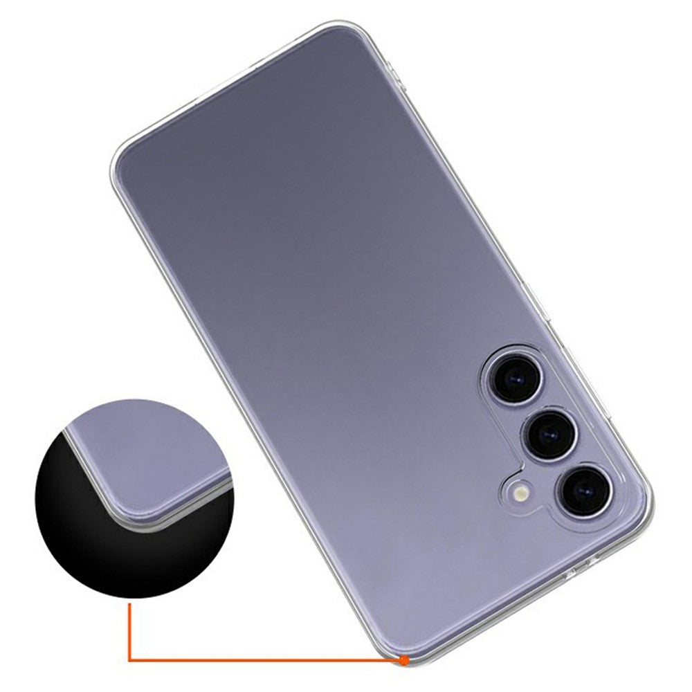 For Samsung Galaxy S25 FE Back Cover Ultra Thin Flexible TPU Clear Phone Case