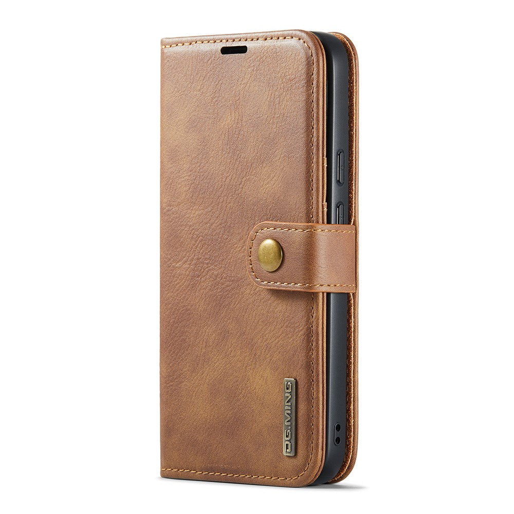 for Google Pixel 10 Pro / Pixel 10 Case Detachable Split Leather Phone Cover - Brown