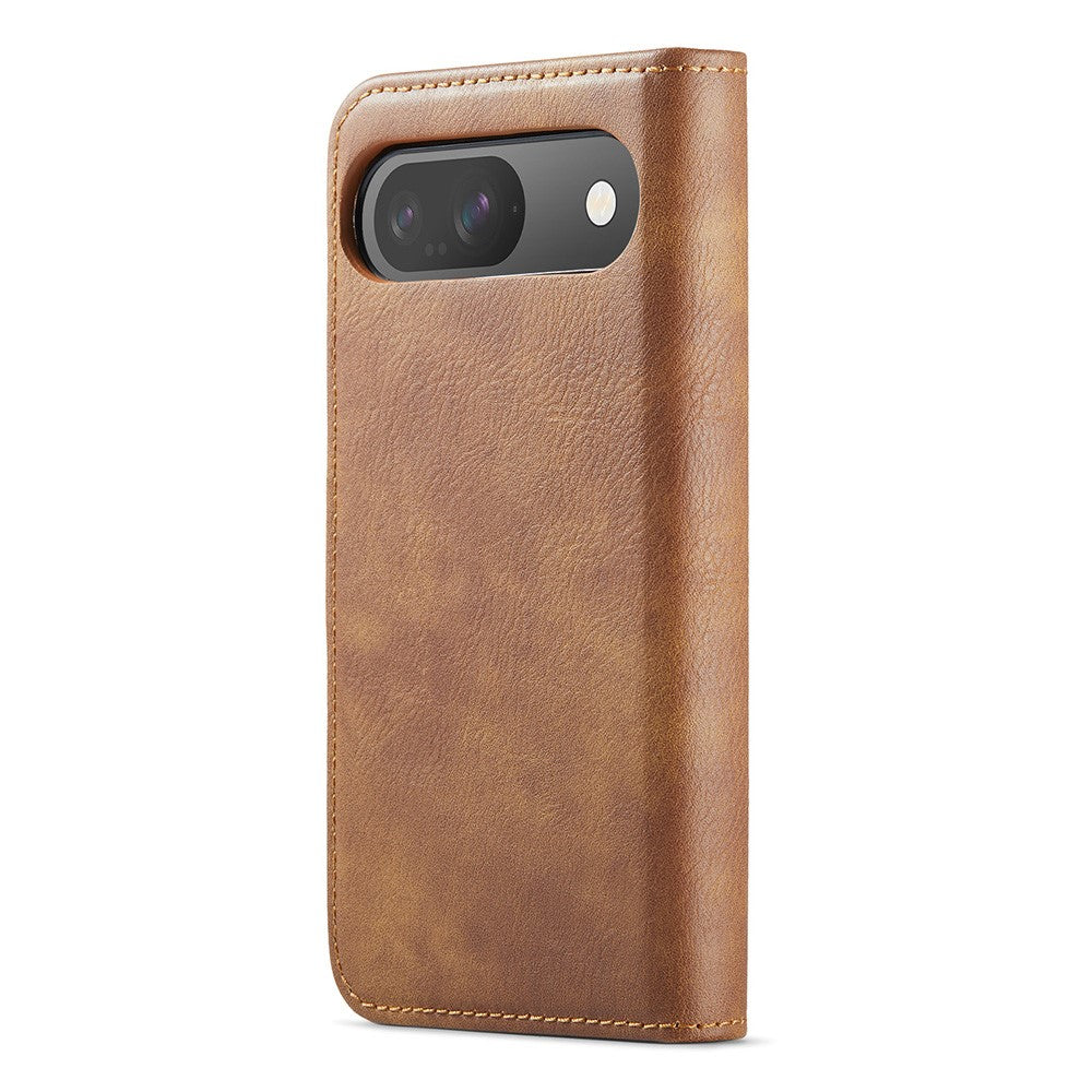 for Google Pixel 10 Pro / Pixel 10 Case Detachable Split Leather Phone Cover - Brown