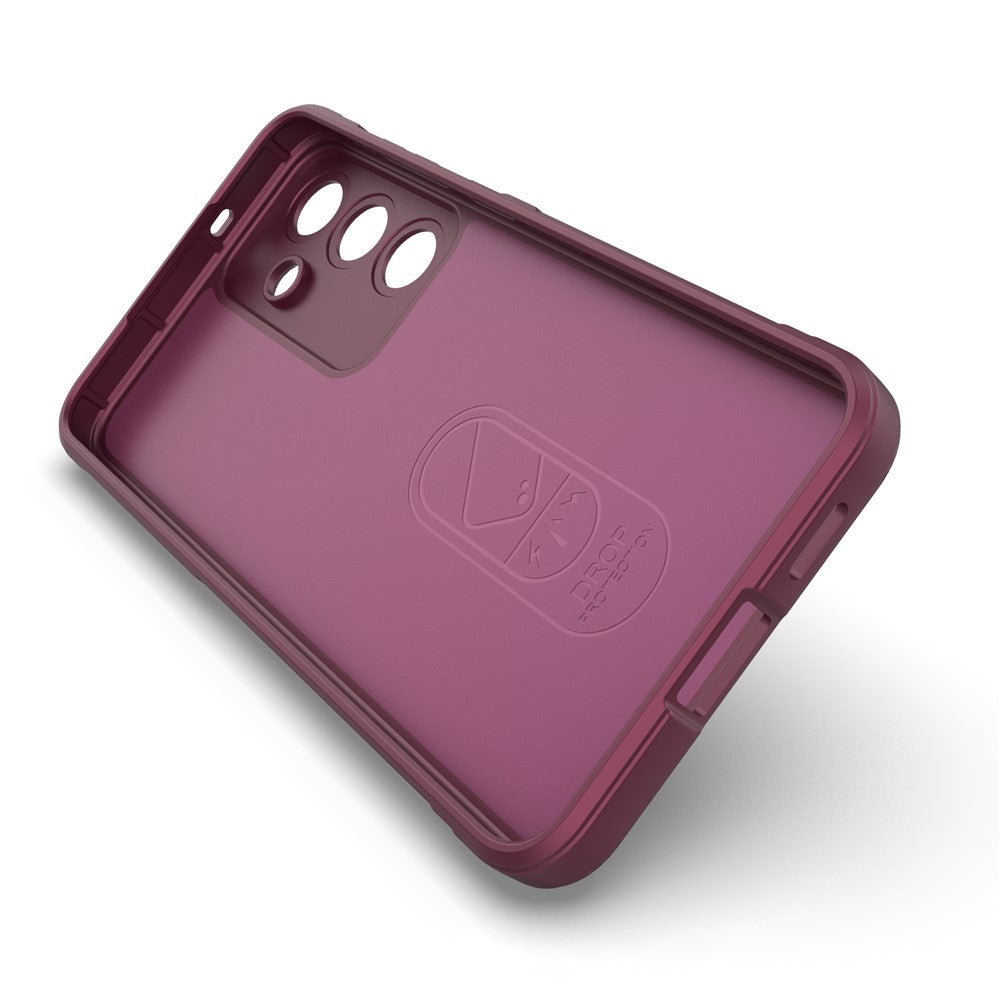 For Samsung Galaxy S25 FE Case Soft TPU Rugged Phone Back Cover - Wine Red