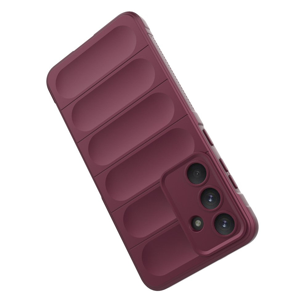 For Samsung Galaxy S25 FE Case Soft TPU Rugged Phone Back Cover - Wine Red