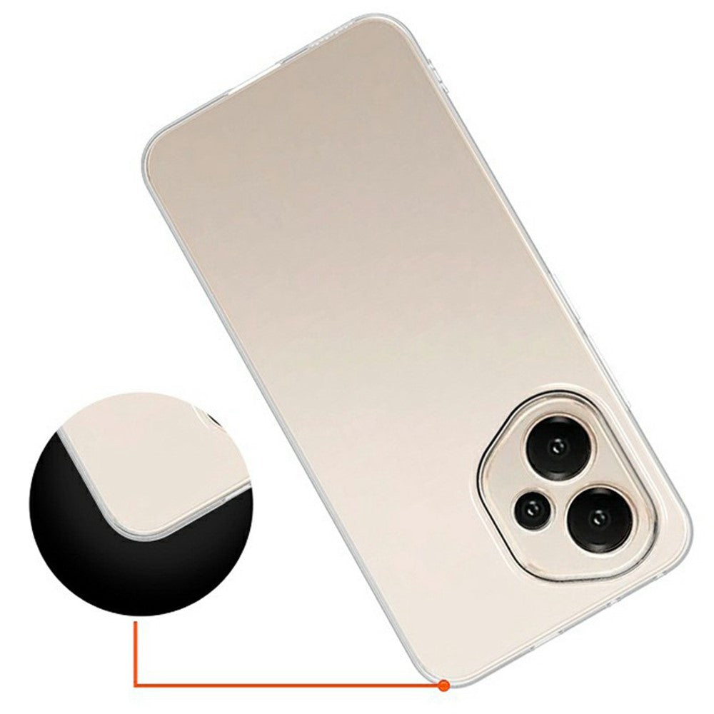 For Honor 400 5G (Global) Back Cover Ultra Thin Flexible TPU Clear Phone Case