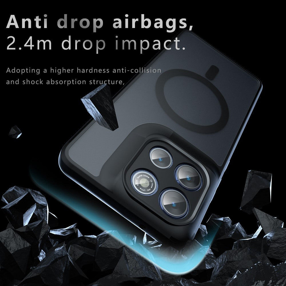 For Motorola Moto G86 5G / G86 Power 5G Case Magnetic Case TPU + PC Matte Skin Touch Phone Cover