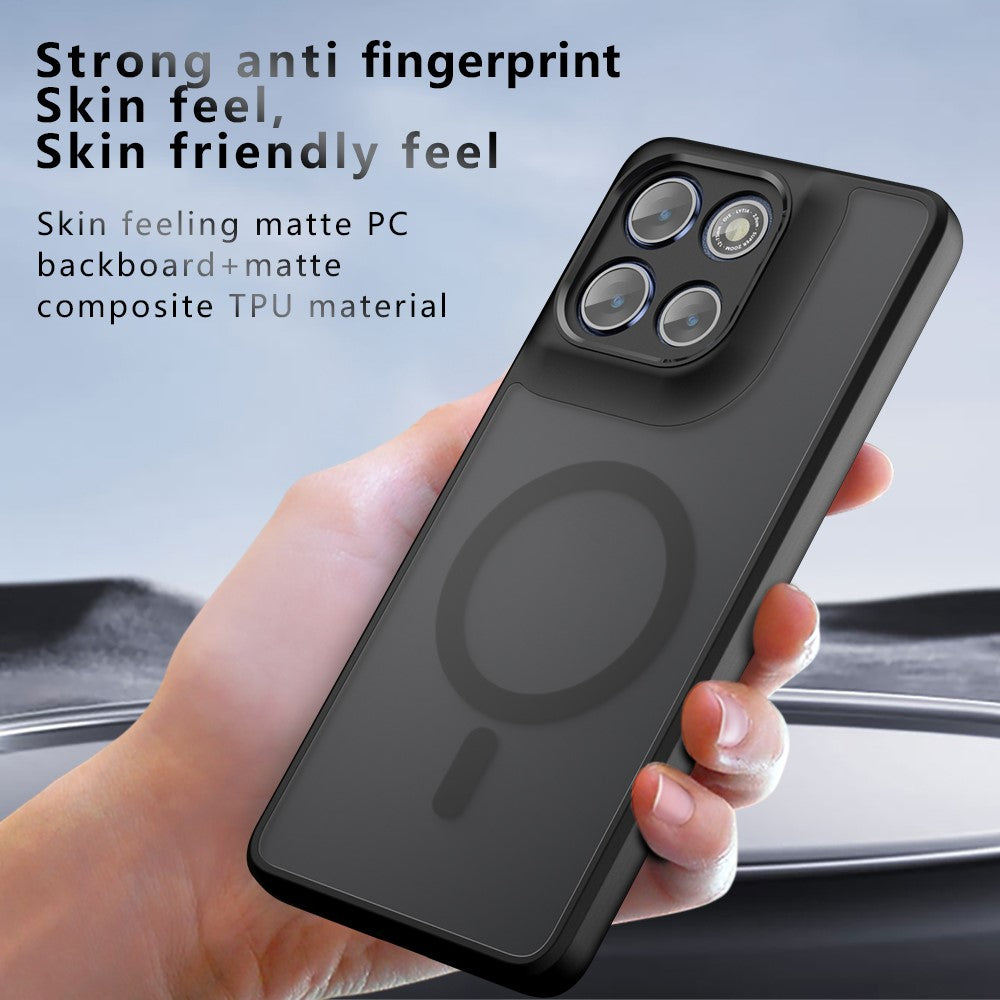 For Motorola Moto G86 5G / G86 Power 5G Case Magnetic Case TPU + PC Matte Skin Touch Phone Cover