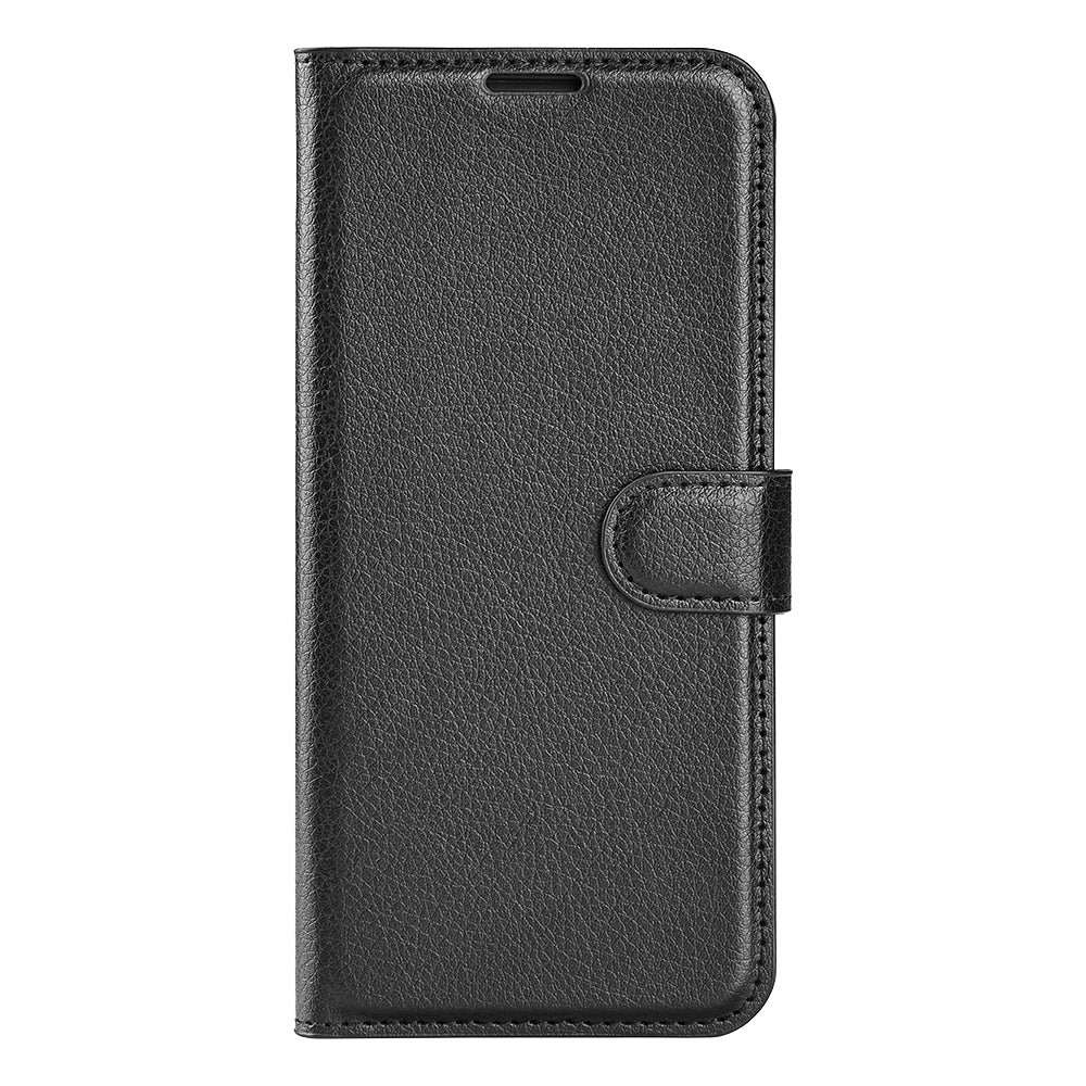 For Honor 400 Smart 5G / 4G / X7d 4G Case Litchi Texture Leather Wallet Phone Cover - Black