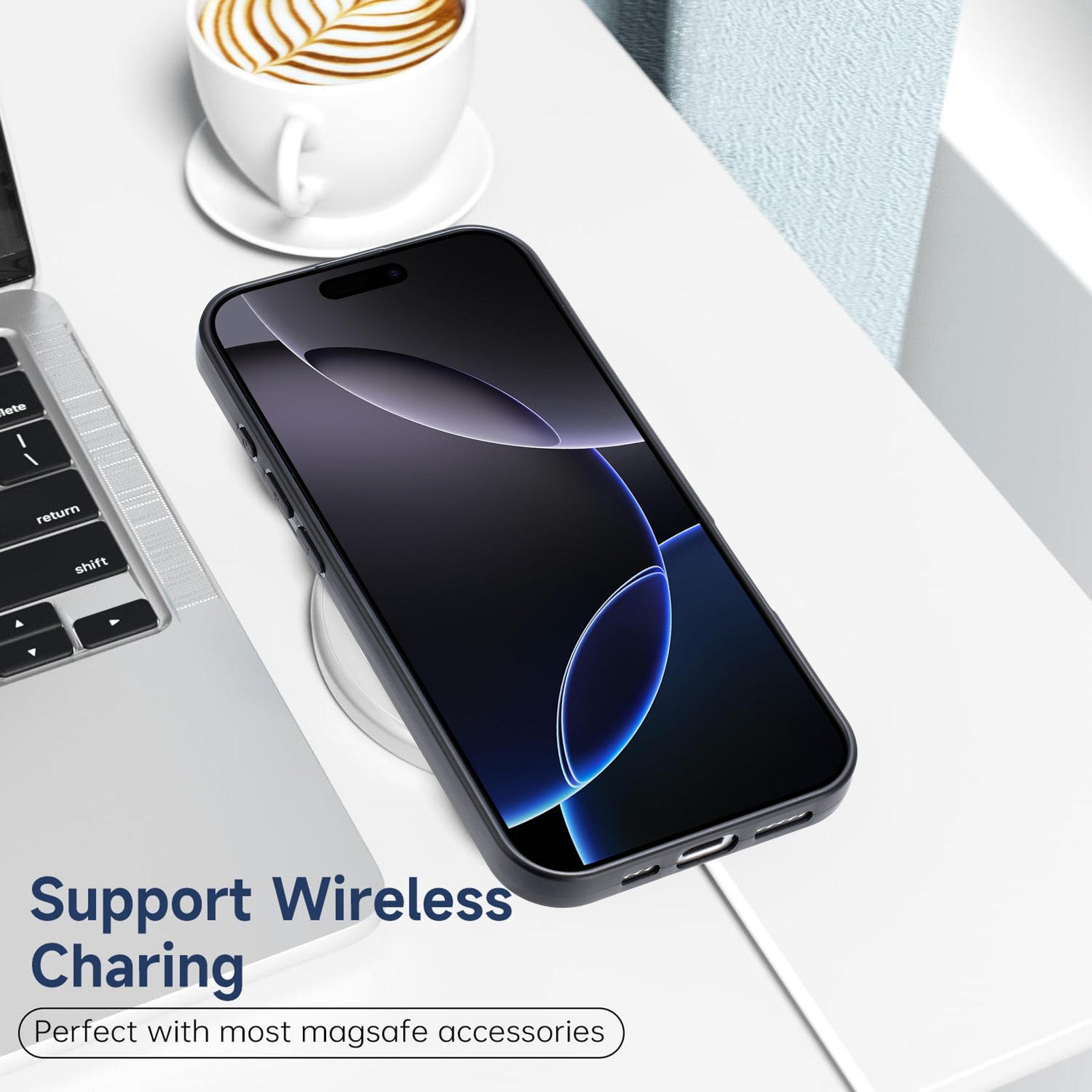 For Xiaomi 15T Pro TPU Case Soft Matte Anti-fingerprint Phone Back Cover - Black