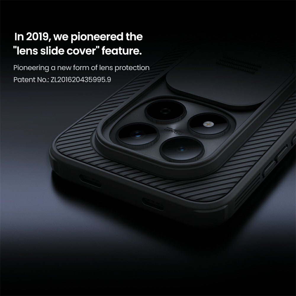 for Xiaomi Redmi Note 15 Pro 5G (Global) Case PC + TPU Slide Camera Lid Phone Cover