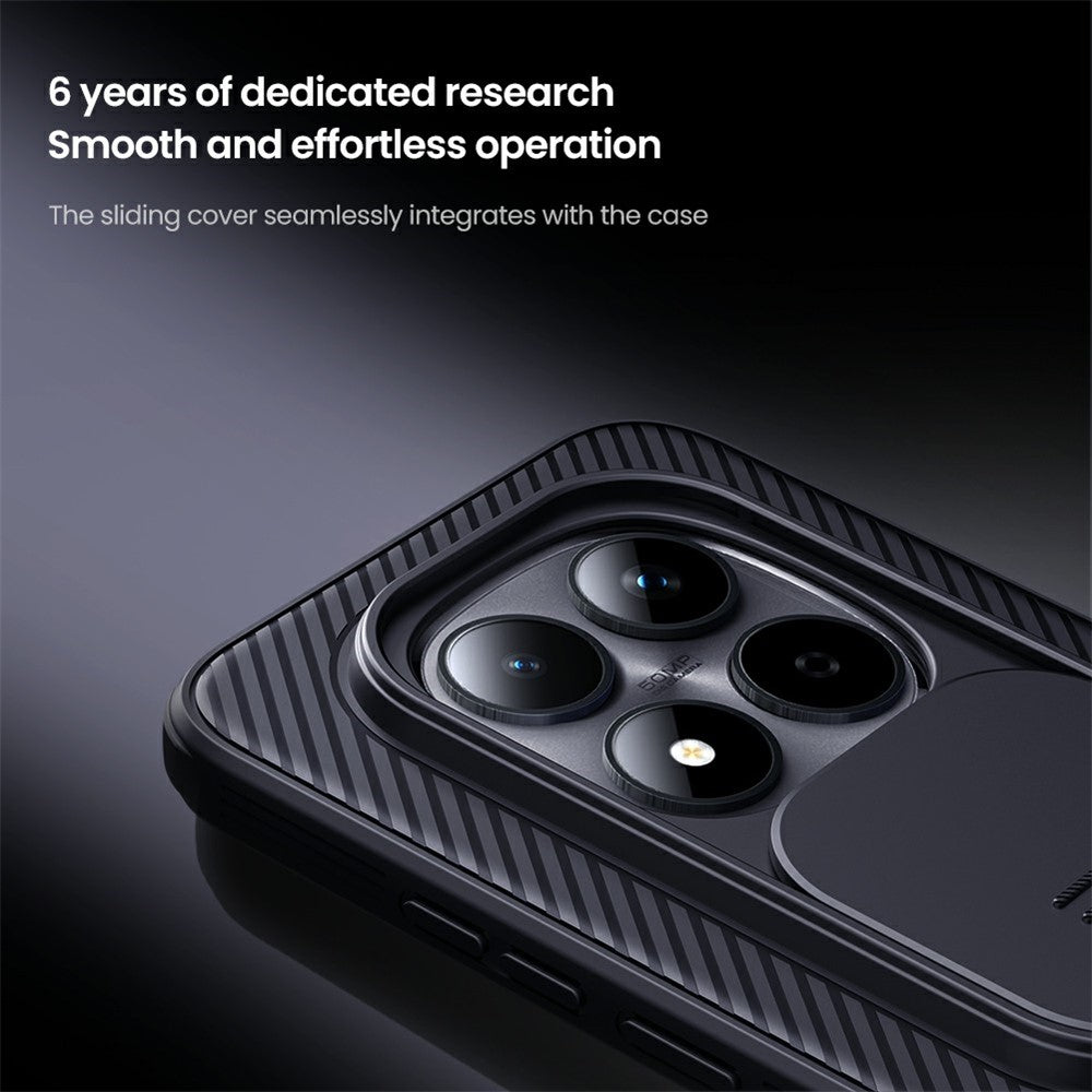 for Xiaomi Redmi Note 15 Pro 5G (Global) Case PC + TPU Slide Camera Lid Phone Cover