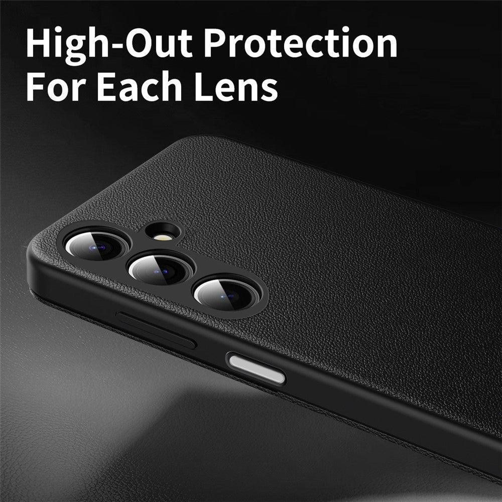 For Samsung Galaxy A17 4G / 5G Case with Card Holder Smart View Window Leather Phone Cover - Black