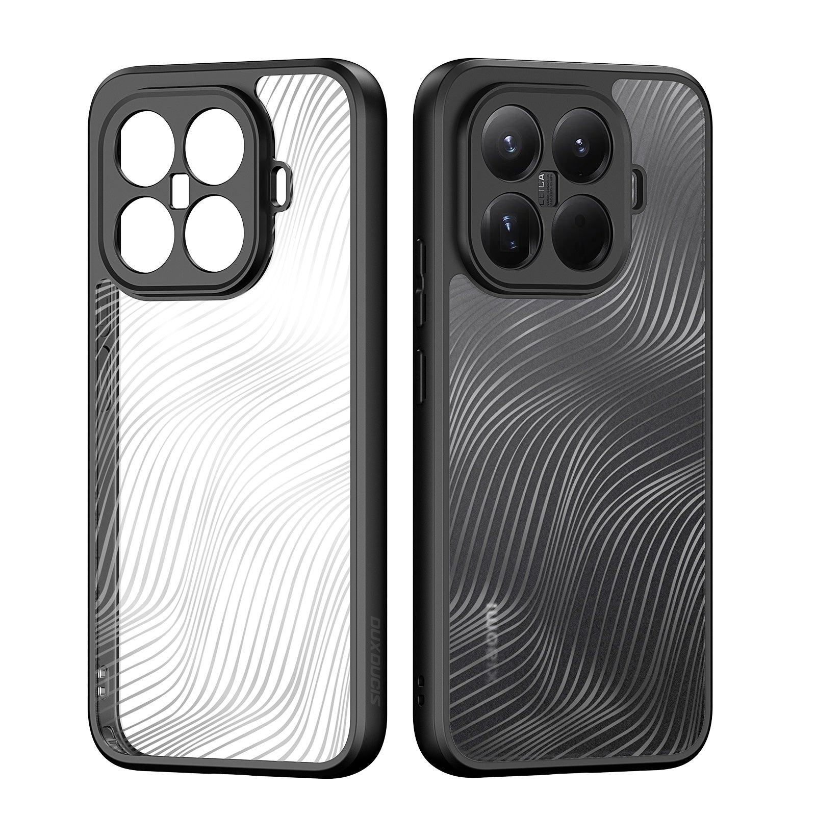 For Xiaomi 15T Pro Case TPU+PC Matte Phone Cover (REACH Certification) - Black