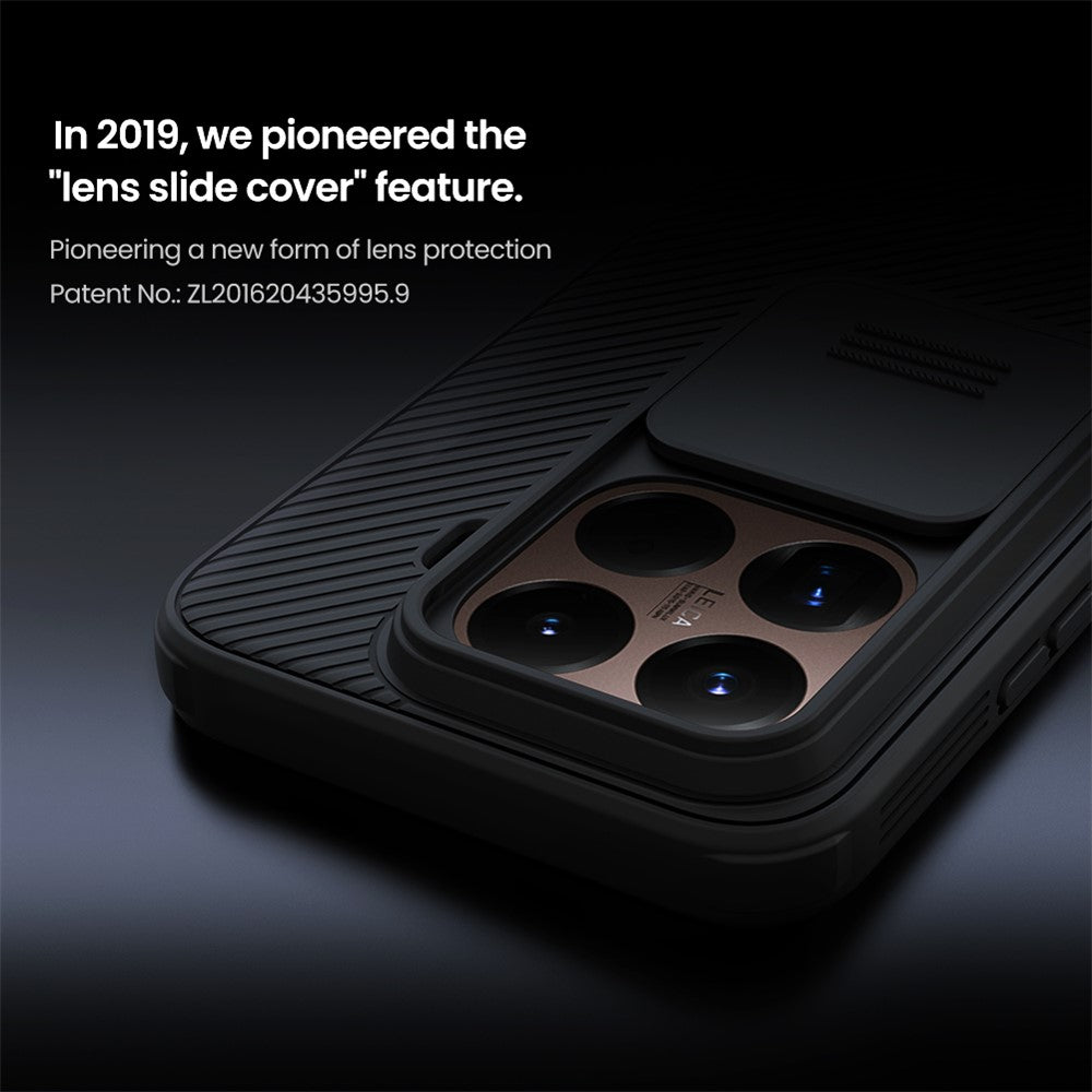 for Xiaomi 15T Pro Case PC + TPU Slide Camera Lid Phone Cover