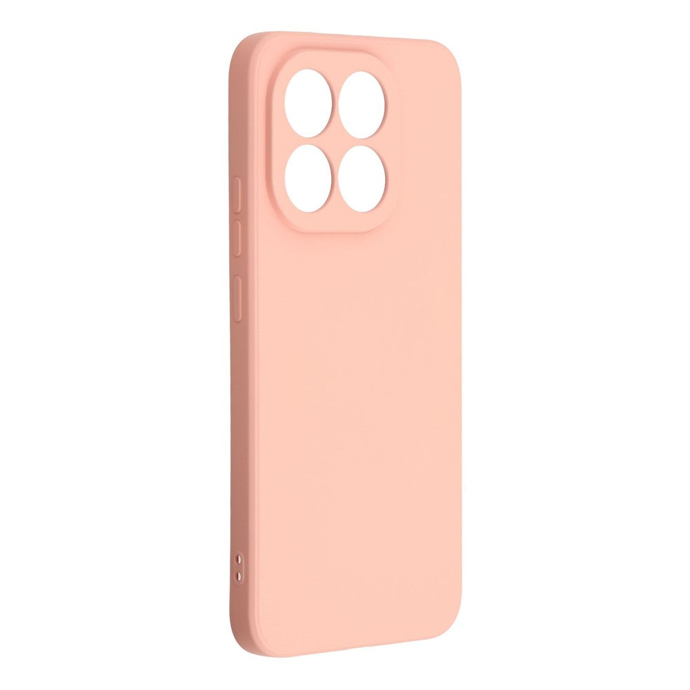 For Xiaomi 15T Case TPU Back Soft Protective surface Fiber Lining Phone Cover - Pink